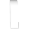 Ekena Millwork 5-in. W x 14-in. D x 18-in. H Ozark Architectural Grade PVC Knee Brace BRCP05X14X18OZK - alternate 5